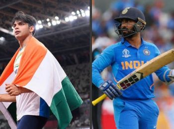 Neeraj Chopra and Dinesh Karthik