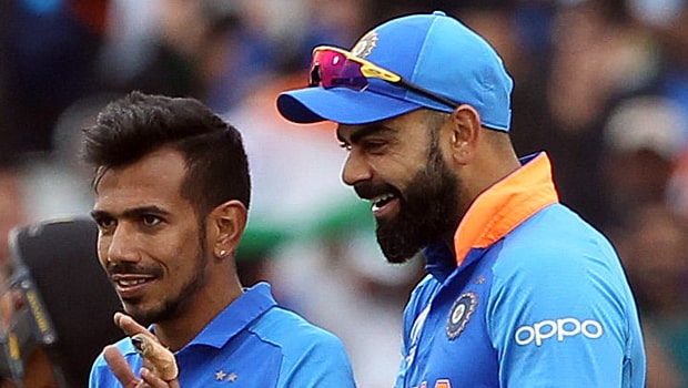 Virat Kohli and Yuzvendra Chahal